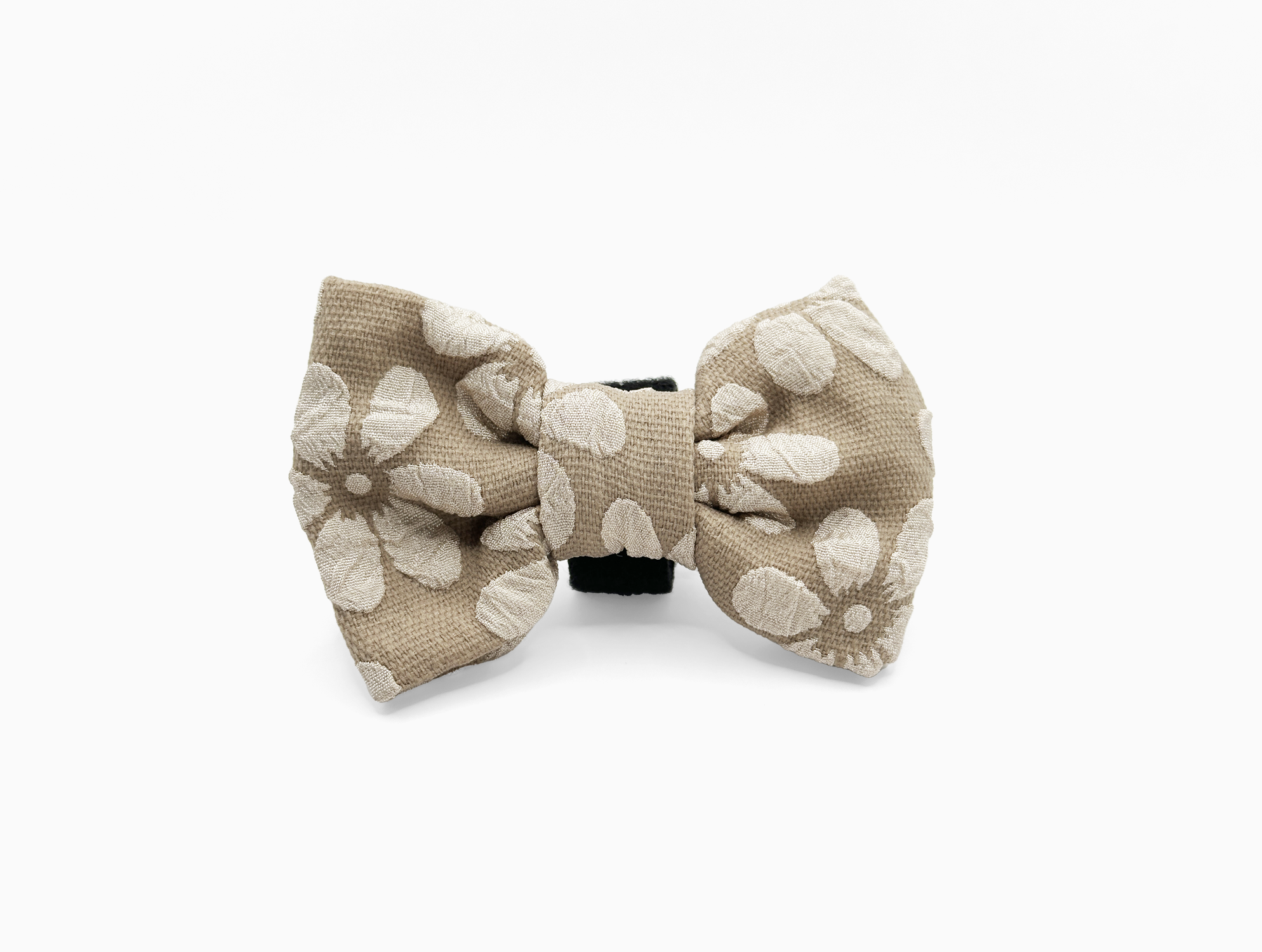 Bow tie - Mocha flower